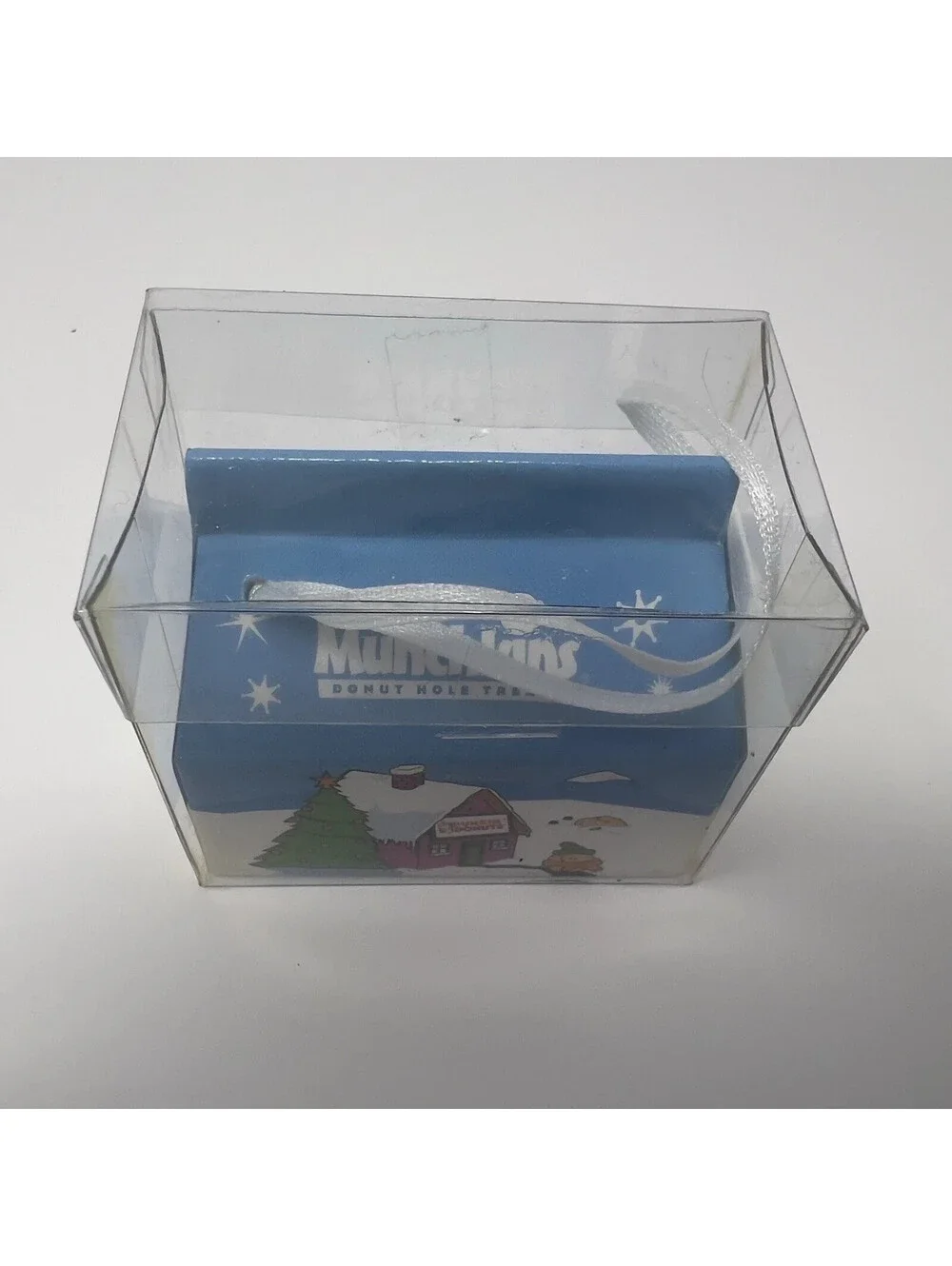 2003 Dunkin Donuts Munchkins Box Christmas Ornament